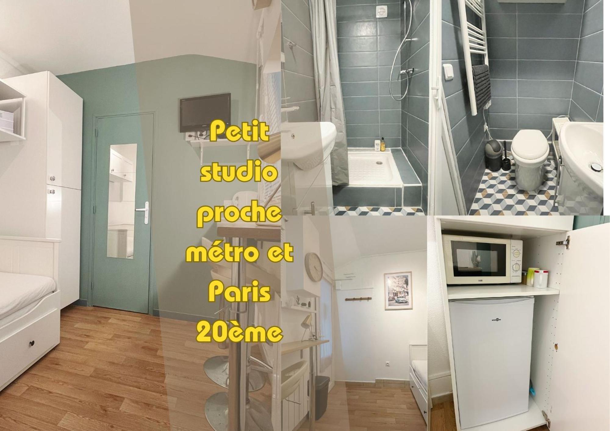 #1 Petit Studio Pres Du Metro L9 Баньоле Экстерьер фото